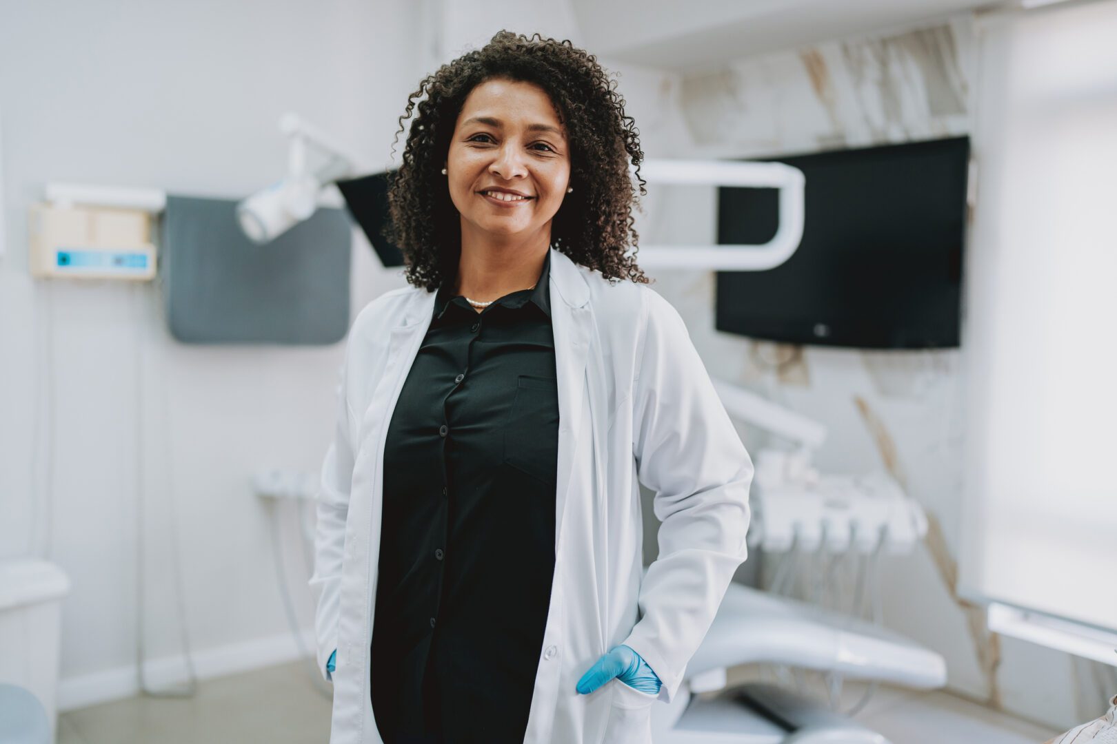 Portrait of a female dentist doctor